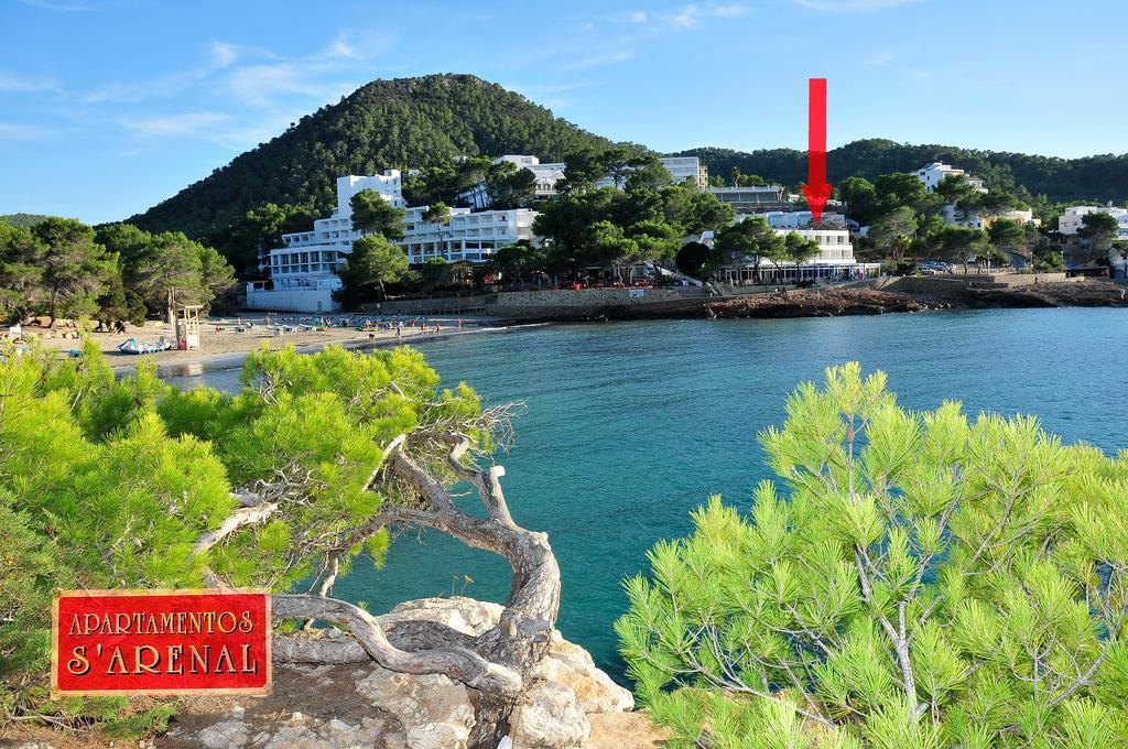 S'Arenal Apartments Portinatx Rom bilde